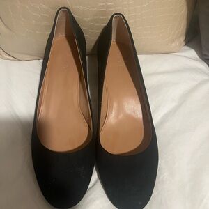 J. Crew Black Heels w/Sleek Minimalist Design